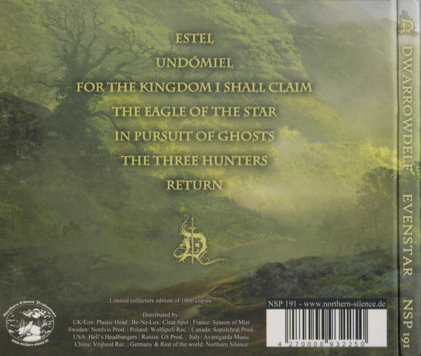 Dwarrowdelf : Evenstar (CD, Album, Ltd)