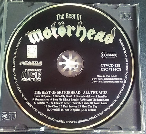 Motörhead : The Best Of Motörhead - All The Aces (CD, Comp)