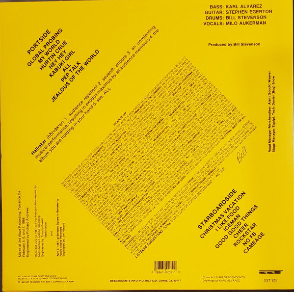Descendents : Hallraker (LP, Album)