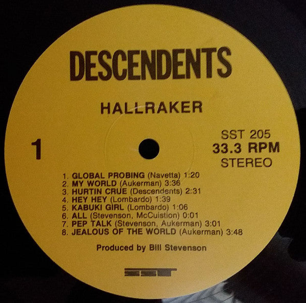 Descendents : Hallraker (LP, Album)