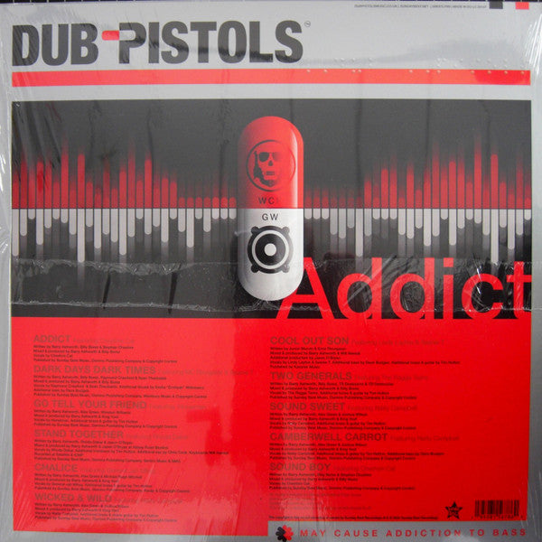 Dub Pistols : Addict (LP, Album, Red)