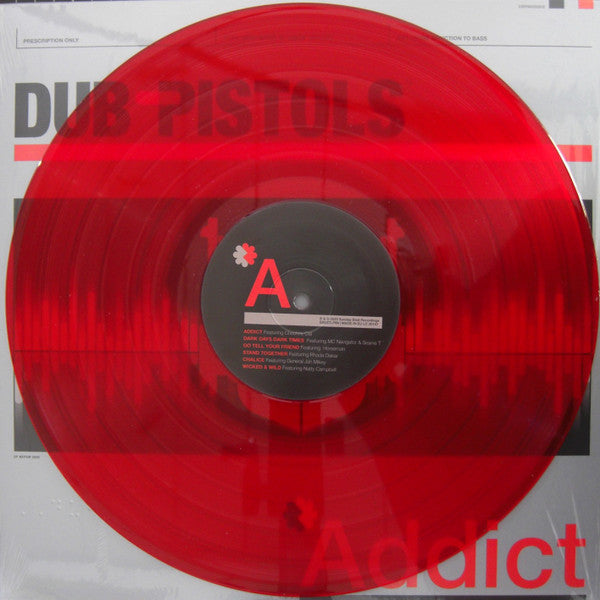 Dub Pistols : Addict (LP, Album, Red)