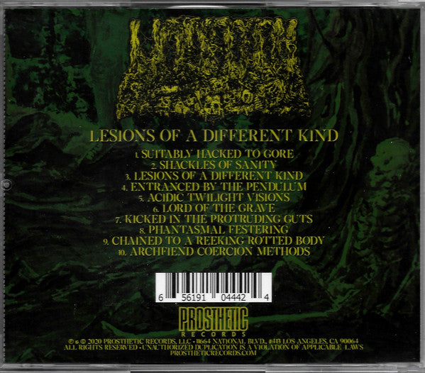 Undeath : Lesions Of A Different Kind (CD, Album)