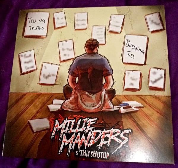 Millie Manders & The Shutup : Telling Truths, Breaking Ties (LP, Album, Red)
