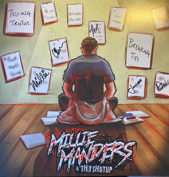 Millie Manders & The Shutup : Telling Truths, Breaking Ties (LP, Album, Red)