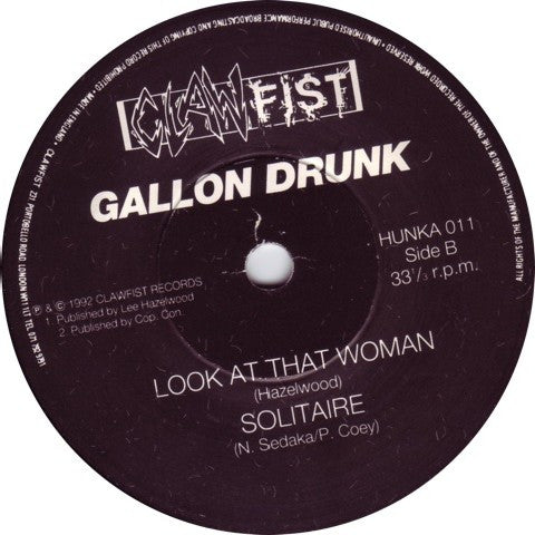 Gallon Drunk : Bedlam (7", Single)