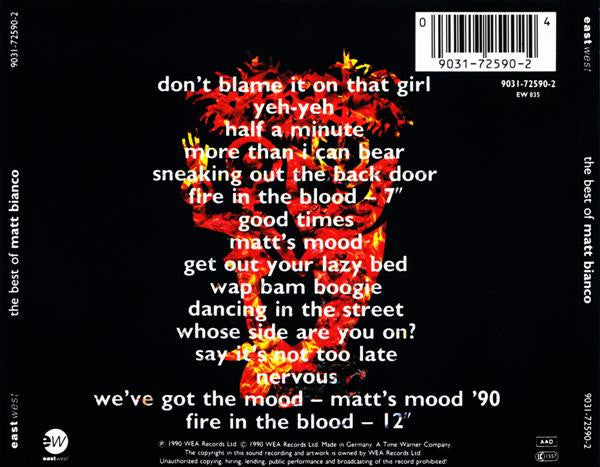 Matt Bianco : The Best Of Matt Bianco (CD, Comp)