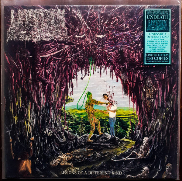 Undeath : Lesions Of A Different Kind (LP, Album, Ltd, Cok)