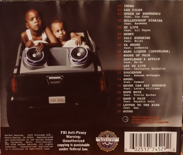 The Game (2) : LAX (CD, Album, EDC)