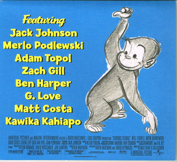 Jack Johnson And Friends* : Sing-A-Longs And Lullabies For The Film Curious George (CD, Album, Dig)