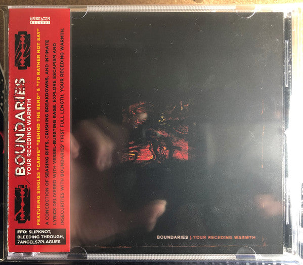 Boundaries (3) : Your Receding Warmth (CD, Album)