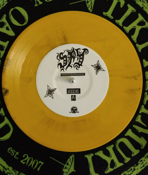 Spy (55) : Service Weapon (7", EP, Num, Yel)
