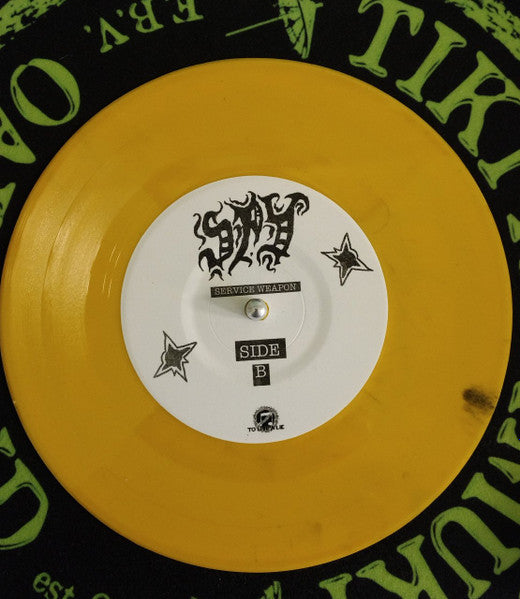 Spy (55) : Service Weapon (7", EP, Num, Yel)