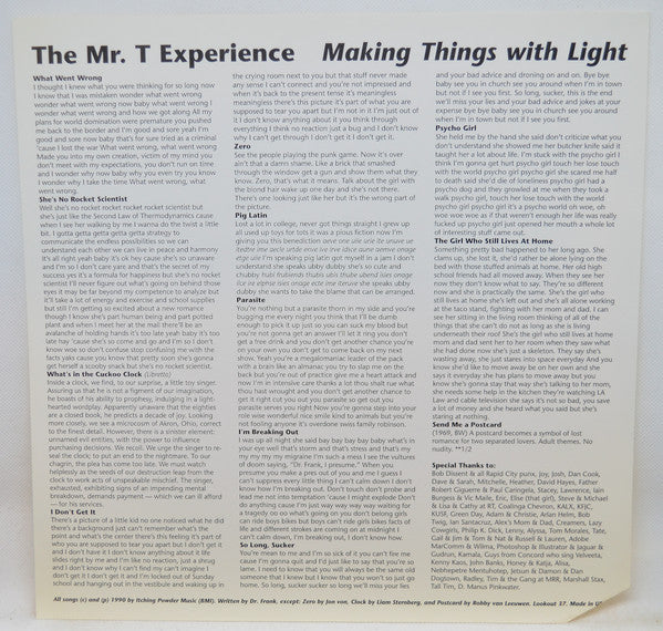 The Mr. T Experience : Making Things With Light (LP, Album)