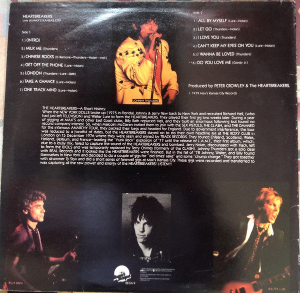 Heartbreakers* : Live At Max's Kansas City (LP, Album)