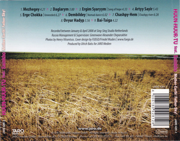 Huun-Huur-Tu Feat. Sainkho : Mother-Earth! Father-Sky! (CD, Album, Jew)