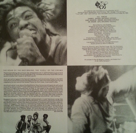 Bad Brains : Attitude (The ROIR Sessions) (LP, Album, RE)