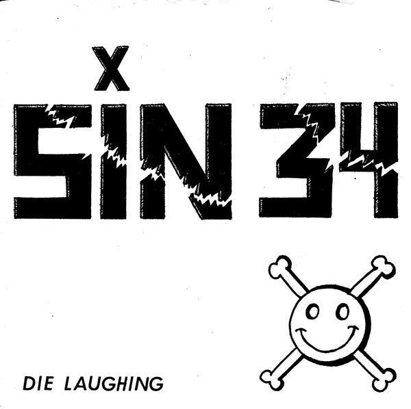 Sin 34 : Die Laughing (7", EP, RP)