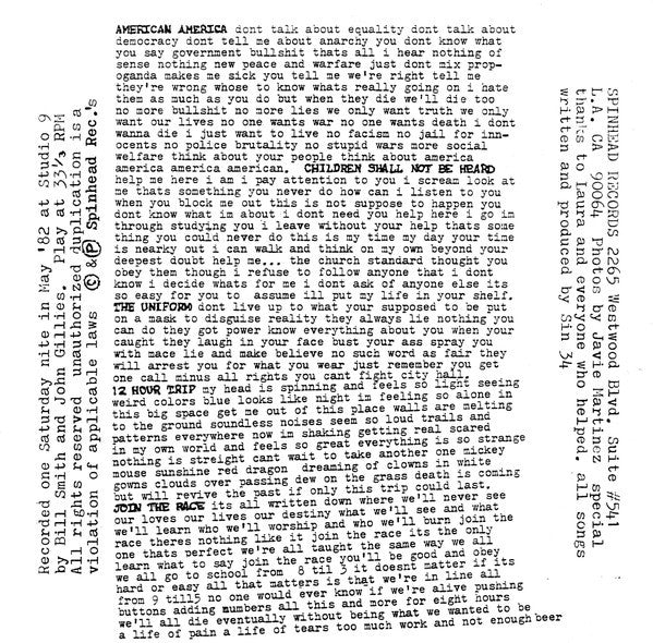 Sin 34 : Die Laughing (7", EP, RP)