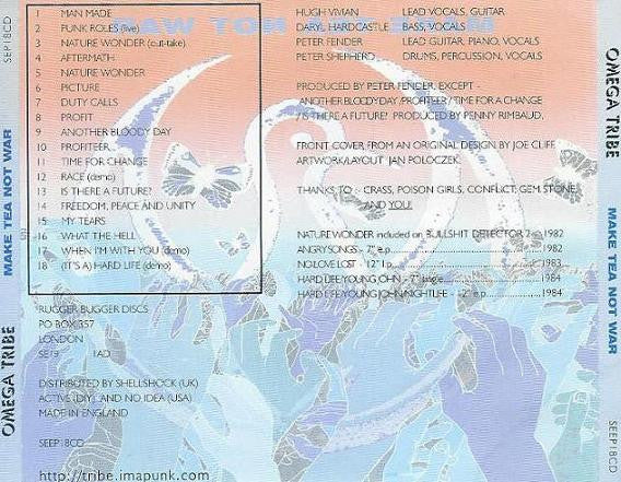 Omega Tribe : Make Tea Not War (CD, Comp)