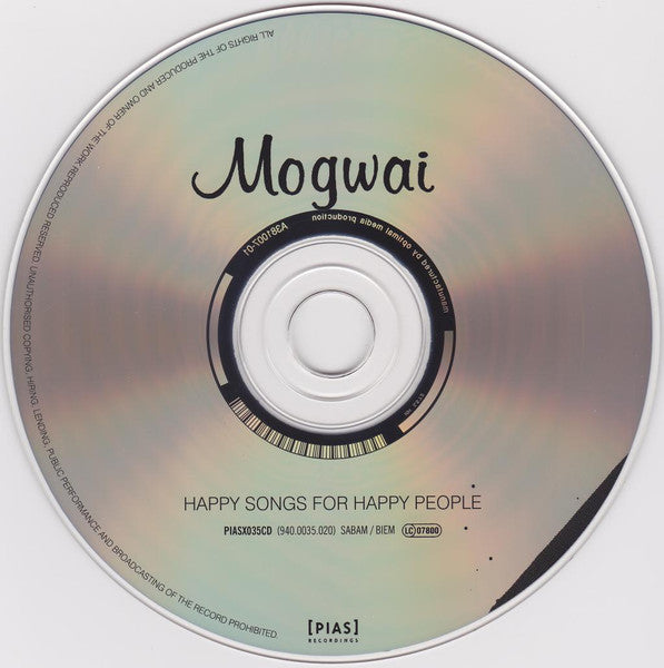 Mogwai : Happy Songs For Happy People (CD, Album, Enh)