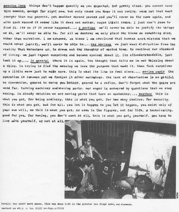 Heroin (3) : Heroin (12", RP)