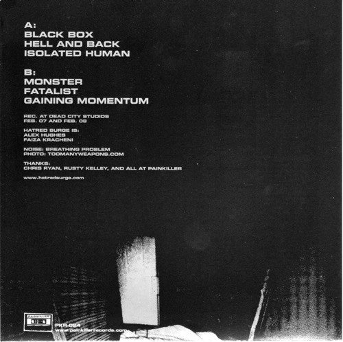 Hatred Surge : Isolated Human (7", EP)