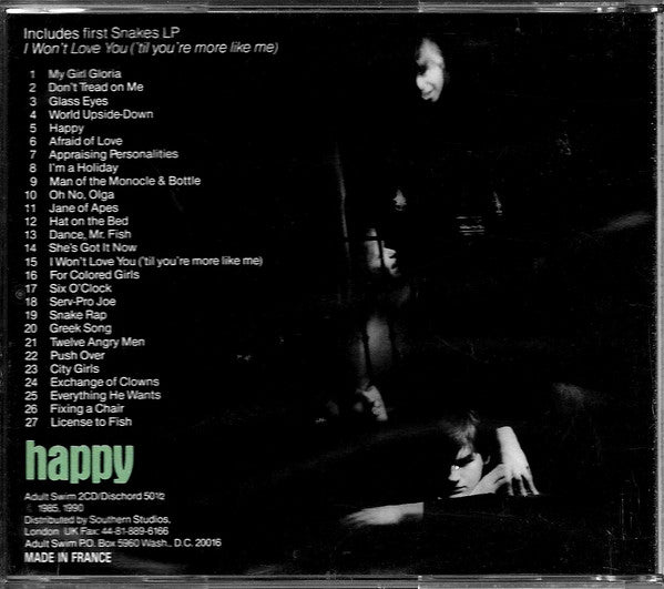 The Snakes : Happy & I Won't Love You ('Til You're More Like Me) (CD, Album, Comp)