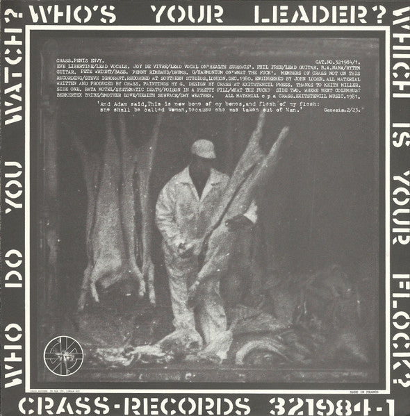 Crass : Penis Envy (LP, Album, RE)