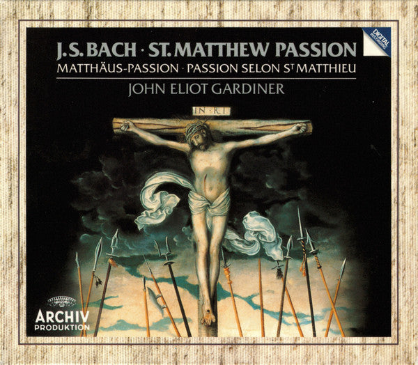 J.S. Bach* – John Eliot Gardiner : St. Matthew Passion = Matthäus-Passion = Passion Selon St Matthieu (3xCD, RP, PMD + Box, Sli)