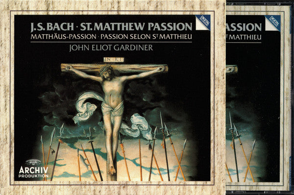 J.S. Bach* – John Eliot Gardiner : St. Matthew Passion = Matthäus-Passion = Passion Selon St Matthieu (3xCD, RP, PMD + Box, Sli)
