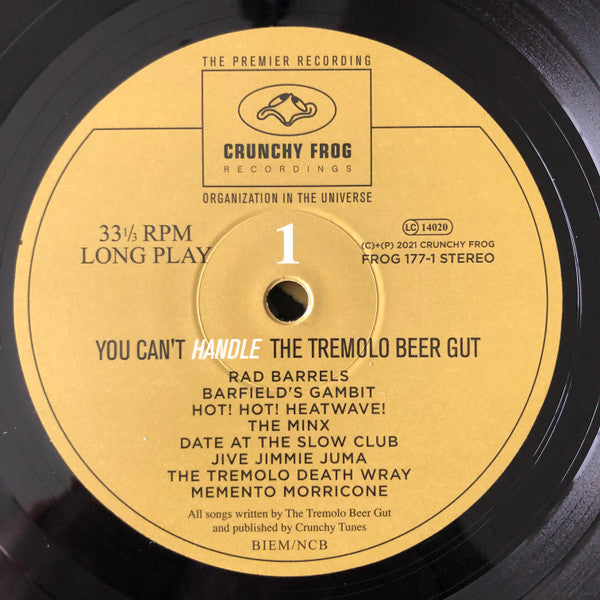 The Tremolo Beer Gut : You Can't Handle… (LP, Album)