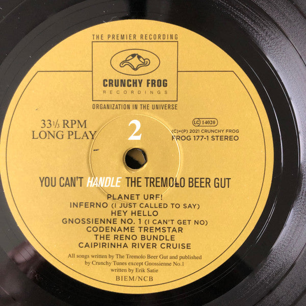 The Tremolo Beer Gut : You Can't Handle… (LP, Album)
