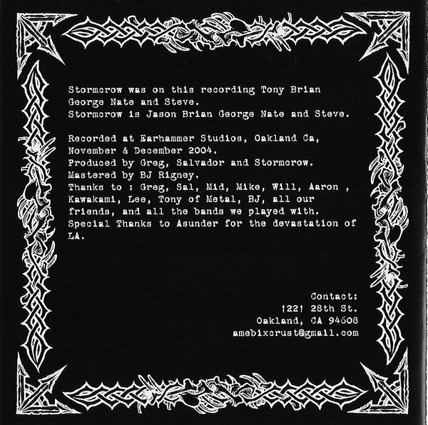 Stormcrow (3) : Enslaved In Darkness (CD, Album)