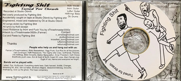Fighting Shit : Tuned For Thrash (CDr)