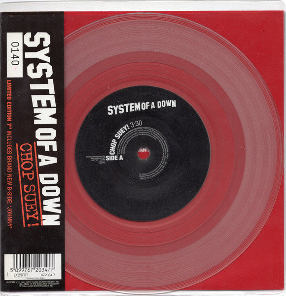 System Of A Down : Chop Suey! (7", Single, Ltd, Num, Cle)