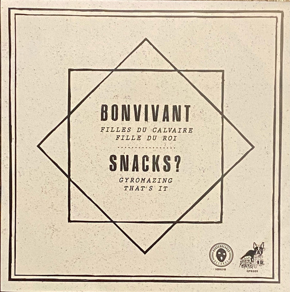 Snacks? / Bonvivant : Split (7", EP, Ltd)