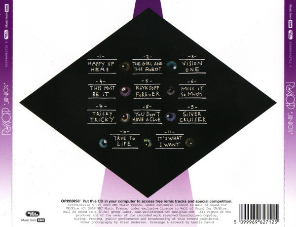 Röyksopp : Junior (CD, Album, Enh, Ltd, Ope)