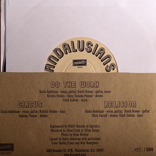 Andalusians : Do The Work (7", EP, Ltd, Num)