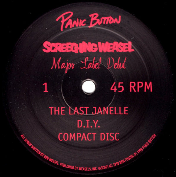 Screeching Weasel : Major Label Debut (12", EP)