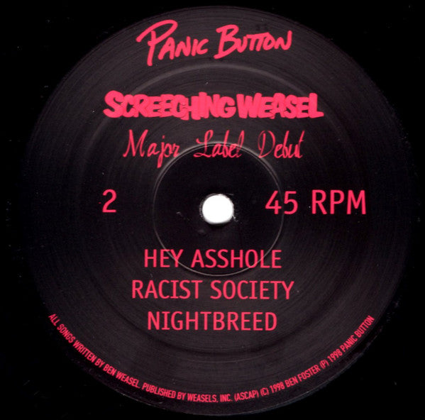 Screeching Weasel : Major Label Debut (12", EP)