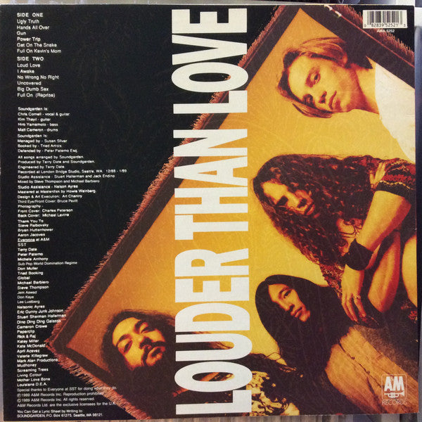 Soundgarden : Louder Than Love (LP, Album)