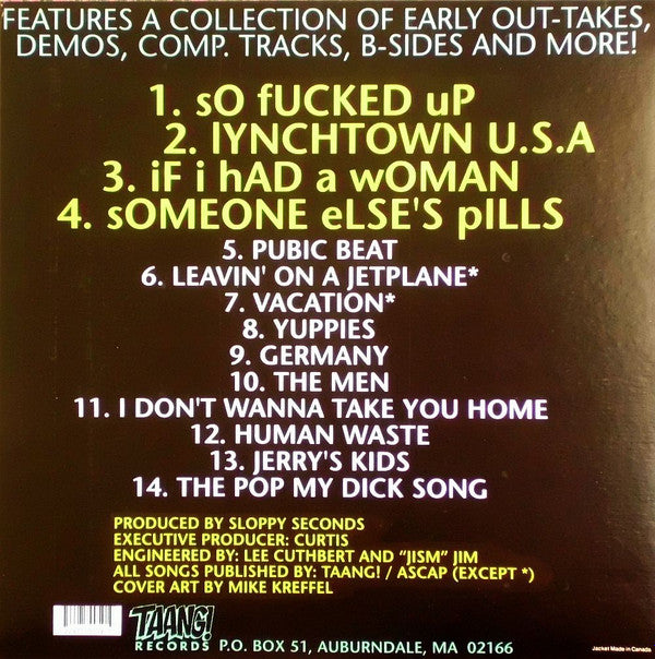 Sloppy Seconds : The First Seven Inches...And Then Some! (LP, Comp)