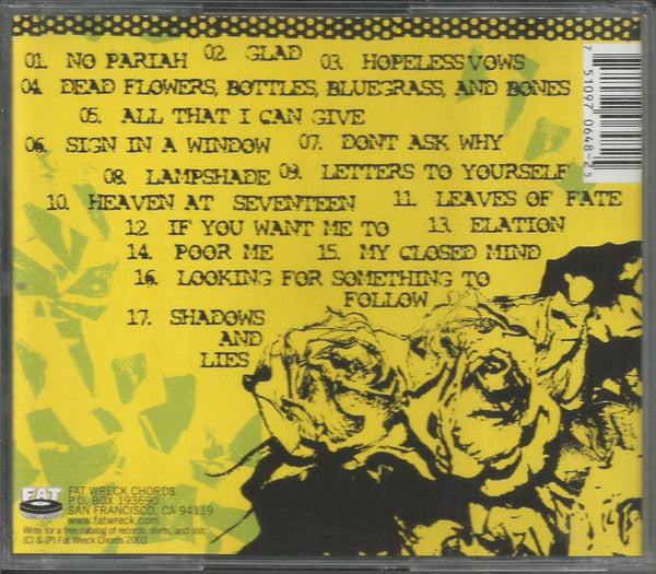 $wingin' Utter$* : Dead Flowers, Bottles, Bluegrass, And Bones (CD, Album)