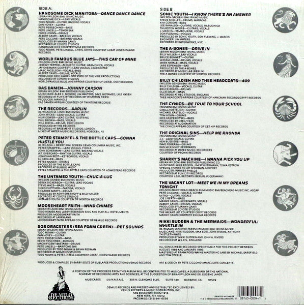Various : Smiles, Vibes & Harmony (A Tribute To Brian Wilson) (LP, Comp)