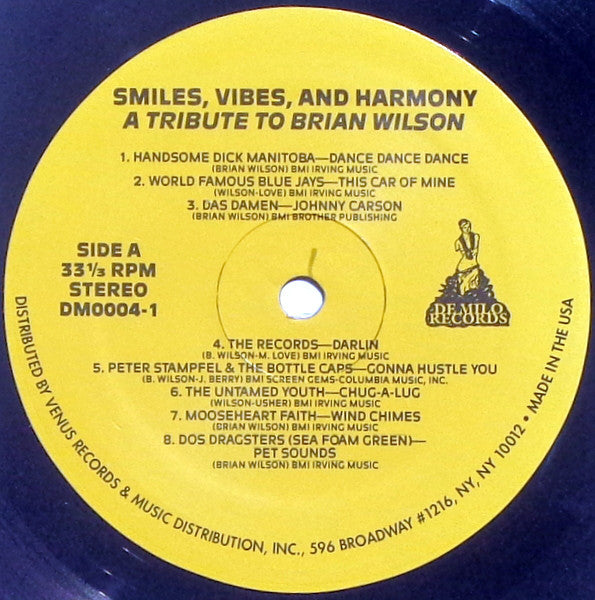 Various : Smiles, Vibes & Harmony (A Tribute To Brian Wilson) (LP, Comp)