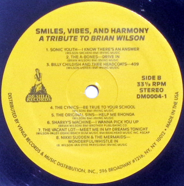 Various : Smiles, Vibes & Harmony (A Tribute To Brian Wilson) (LP, Comp)