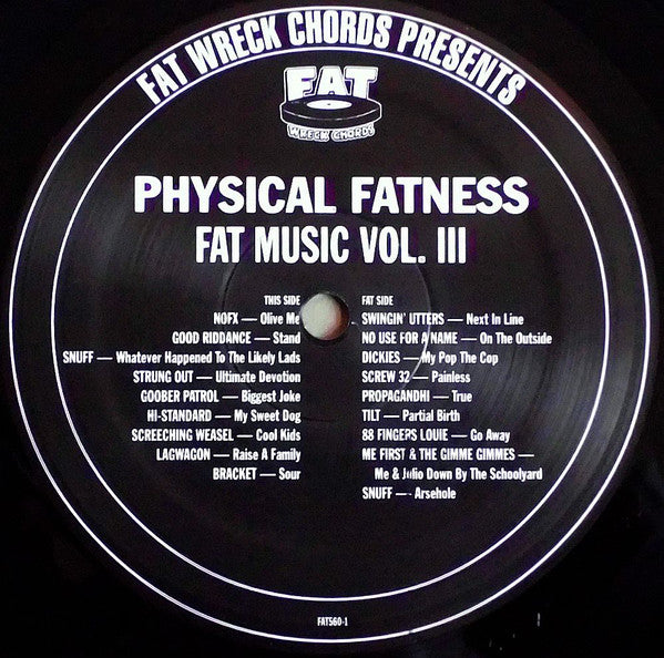 Various : Physical Fatness - Fat Music Vol. III (LP, Comp)
