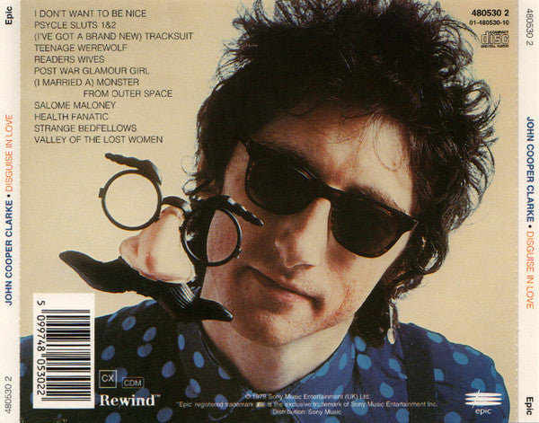 John Cooper Clarke : Disguise In Love (CD, Album, RE)