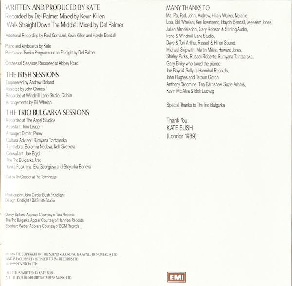 Kate Bush : The Sensual World (CD, Album)